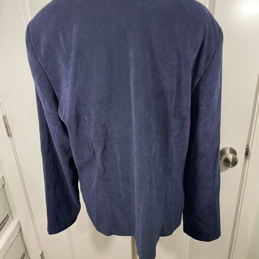 Vintage Leslie Fay Colorblock Women's Jacket Blazer  Size 16 - Picture 8 of 8